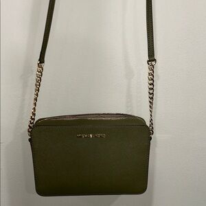 Michael Kors Sage Green Crossbody Bag